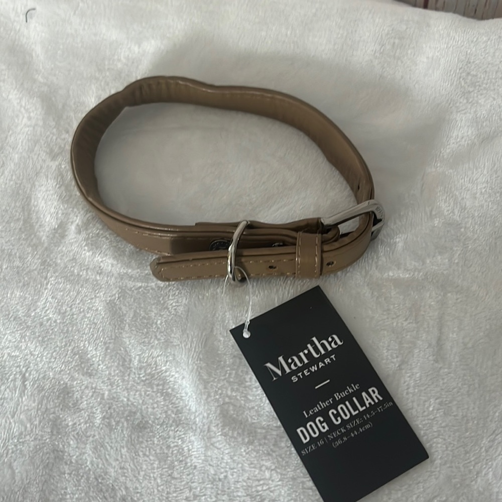 NWT Martha Stewart Dog collar